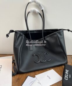 Replica Celine Cabas Drawstring Cuir Triomphe In Smooth Calfskin 19997