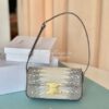 Replica Celine Triomphe Shoulder Bag In Shiny Calfskin 194143 Light Be 12