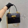 Replica Prada Saffiano Leather Symbole Bag 1BN02 Green 10