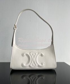 Replica Celine Shoulder Bag Cuir Triomphe In Smooth Calfskin 198153 Wh 2