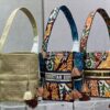 Replica Dior D-Bubble Bucket Bag Blue Multicolor Dior Paisley Embroide 13