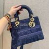 Replica Dior Book Tote bag in Navy Blue I Love Paris and Red Hearts Em 11