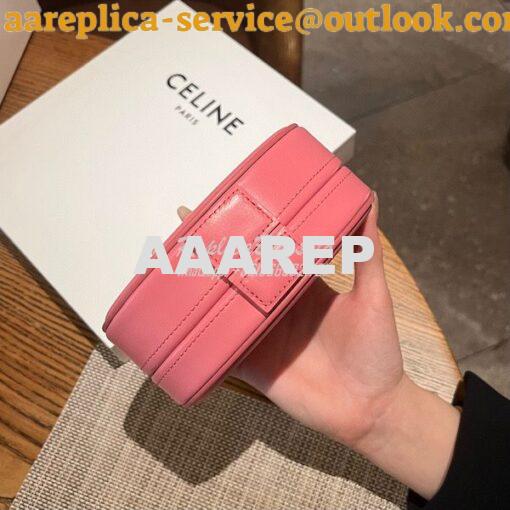 Replica Celine Oval Minaudiere Cuir Triomphe In Smooth Calfskin 198613 8