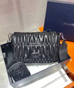 Replica Prada Gaufré Nappa Leather Shoulder Bag 1BD289 2