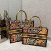 Replica Dior Book Tote bag in Beige Multicolor Mizza Embroidery 14