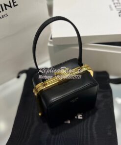 Replica Celine Triomphe Minaudiere In Smooth Calfskin 197243 Black