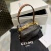 Replica CELINE CARD HOLDER IN TRIOMPHE CANVAS WITH CELINE PRINT TAN 11