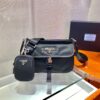 Replica Prada Re-Nylon And Saffiano Leather Shoulder Bag 2VD043 11