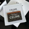 Replica CELINE COMPACT WALLET WITH COIN TRIOMPHE IN TRIOMPHE BLACK SHI 11