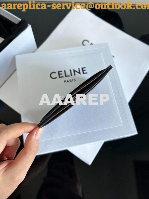 Replica CELINE CARD HOLDER IN TRIOMPHE CANVAS WITH CELINE PRINT TAN 5