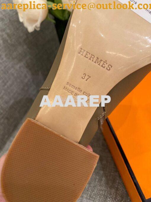 Replica Hermes Saint Germain Ankle Boot H202257 Taupe 10