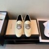 Replica Gucci Jordaan Leather Horsebit Loafer 404069 White 12