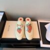 Replica Gucci Princetown Embroidered Leather Slipper 505268 White 11