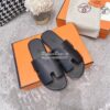 Replica Hermes Izmir Sandals in Smooth Calfskin H181403 Brown 9