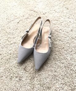 Replica Dior J'adior Ballerina Flat KCB384 Grey 2