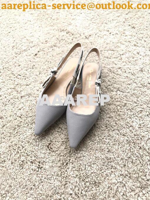 Replica Dior J'adior Ballerina Flat KCB384 Grey 2