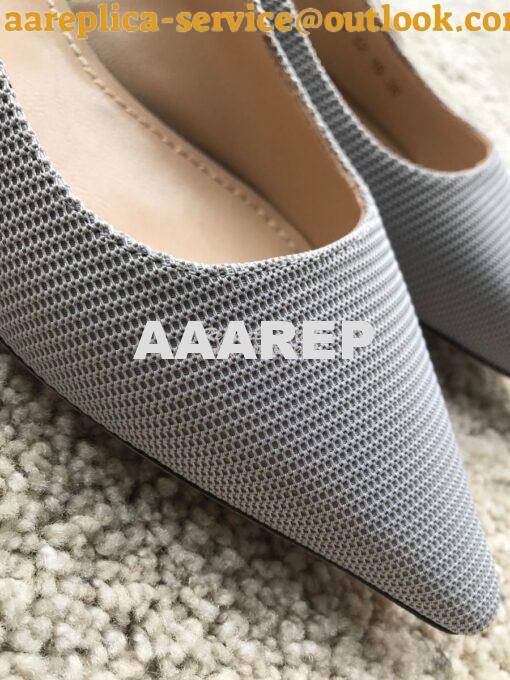 Replica Dior J'adior Ballerina Flat KCB384 Grey 4