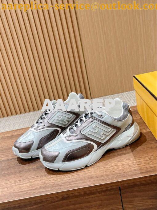 Replica Fendi Faster Trainers nylon low-tops 7E1555 4