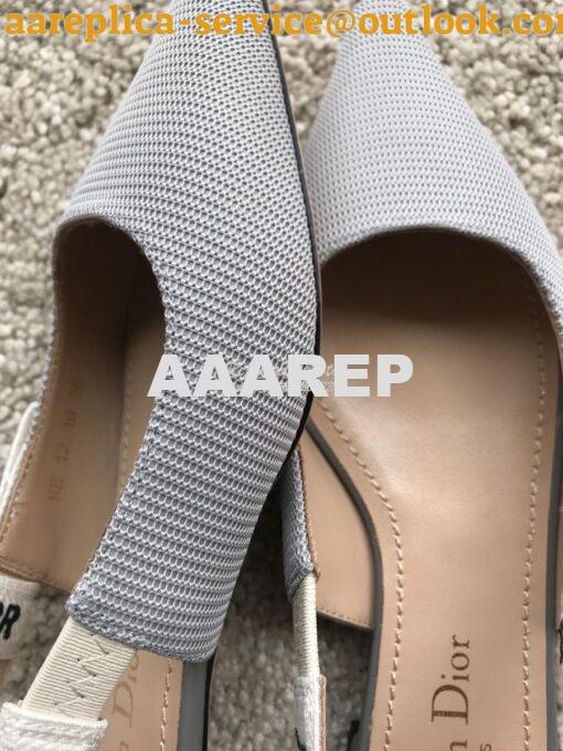 Replica Dior J'adior Ballerina Flat KCB384 Grey 6