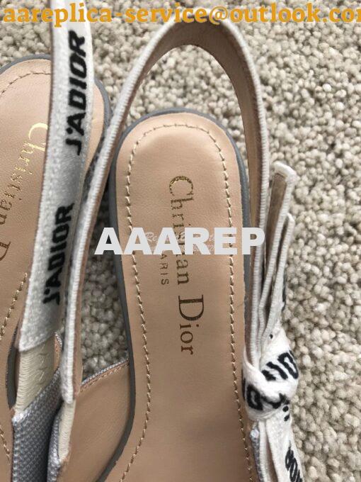 Replica Dior J'adior Ballerina Flat KCB384 Grey 8