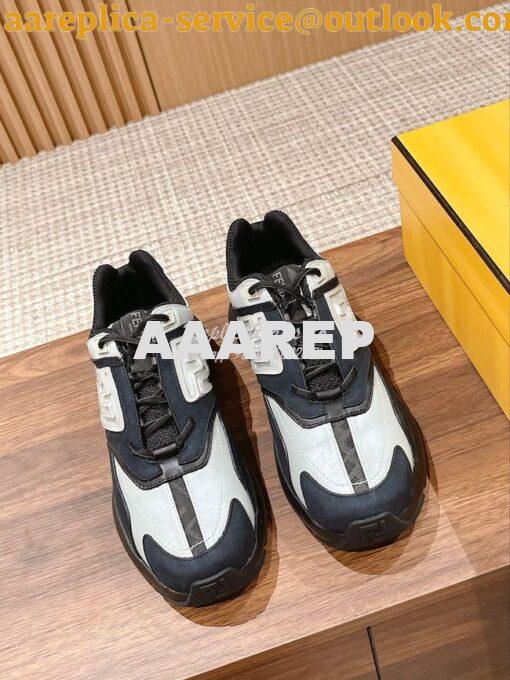 Replica Fendi Faster Trainers nylon low-tops 7E1555 12