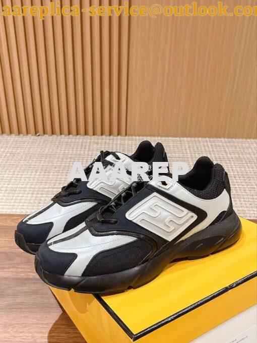 Replica Fendi Faster Trainers nylon low-tops 7E1555 14