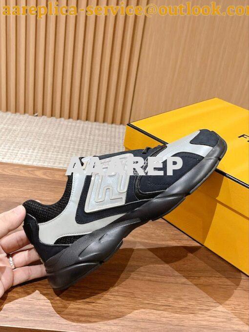 Replica Fendi Faster Trainers nylon low-tops 7E1555 15