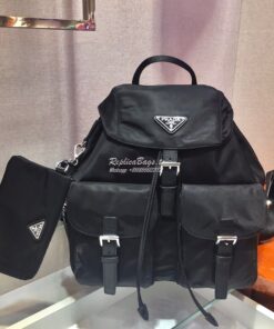 Replica Prada Medium Nylon Backpack 1BZ811 Black