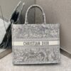 Replica Dior Book Tote bag in Blue Toile de Jouy Reverse Embroidery 17