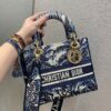 Replica Dior Book Tote bag in Multicolor Stripes Embroidery 15