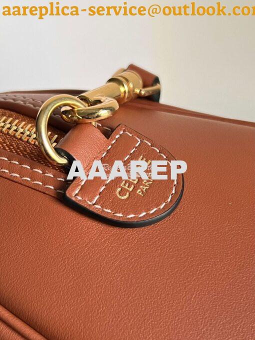 Replica Celine Small Boston In Smooth Calfskin 113773 Tan 12