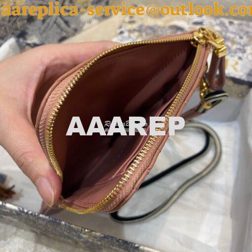 Replica Dior Caro Multifunctional Pouch Dark Nude Supple Cannage Calfs 7