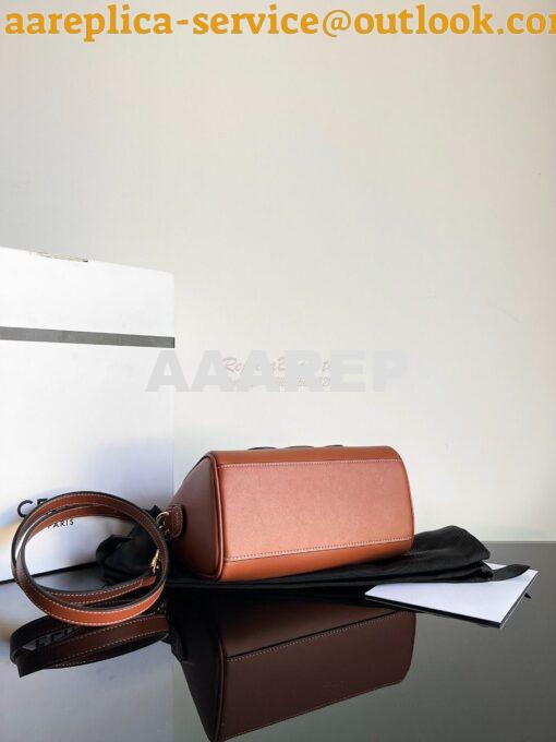 Replica Celine Small Boston In Smooth Calfskin 113773 Tan 16