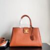 Replica Celine Small Bucket Cuir Triomphe In Textile And Calfskin 1982 13