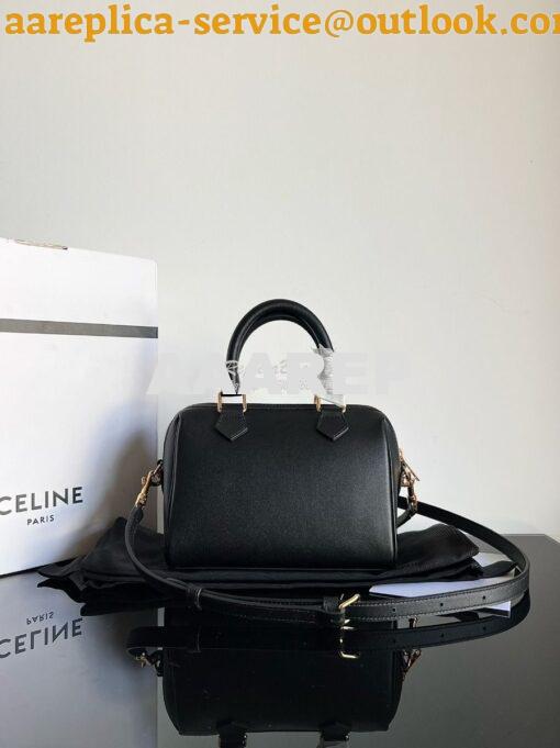 Replica Celine Small Boston In Smooth Calfskin 113773 Black 15