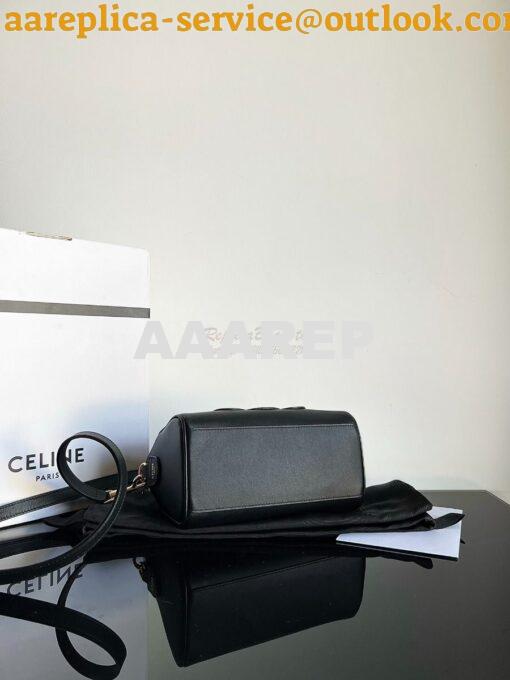 Replica Celine Small Boston In Smooth Calfskin 113773 Black 16