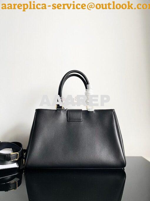 Replica Celine Medium Appoline Bag In Supple Calfskin 114963 Black 15