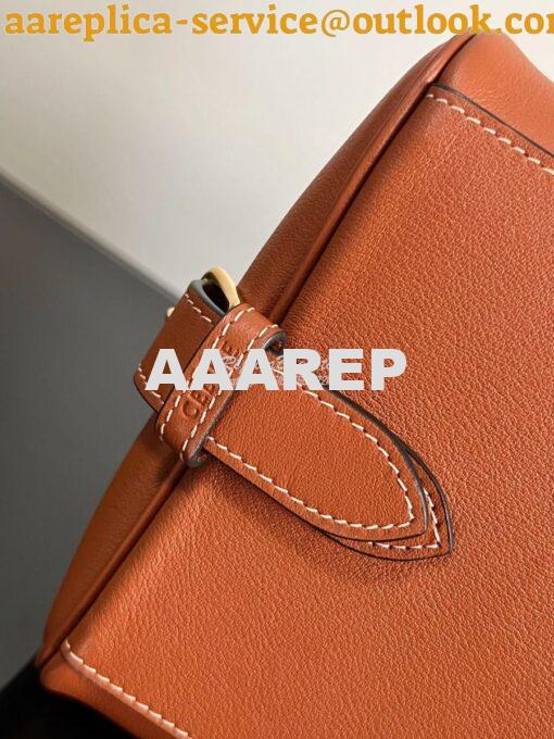 Replica Celine Medium Appoline Bag In Supple Calfskin 114963 Tan 12