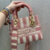 Replica Dior Lady Dior My ABCdior Bag Strawberry Gradient Cannage Lamb 11