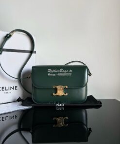 Replica Celine Triomphe Bag Shiny Calfskin Amazone