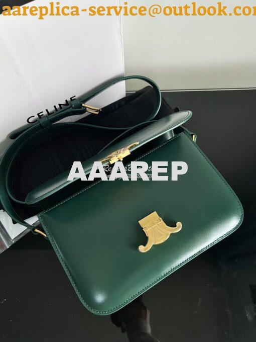 Replica Celine Triomphe Bag Shiny Calfskin Amazone 8