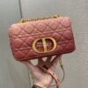 Replica Dior Large Caro Bag Soft Cannage Calfskin M9243 Pink Gradient 10