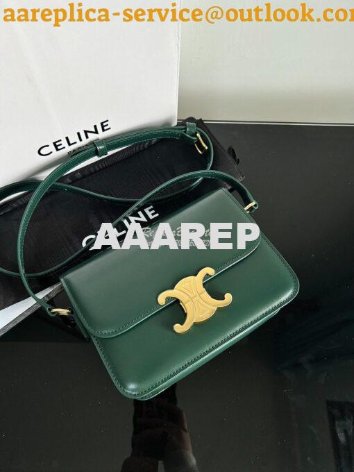 Replica Celine Triomphe Bag Shiny Calfskin Amazone 18