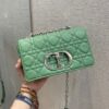 Replica Dior Large Caro Bag Soft Cannage Calfskin M9243 Avocado Green 10