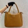 Replica Prada Medium Leather Handbag 1BC142 Black 11