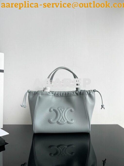 Replica Celine Small Cabas Drawstring Cuir Triomphe In Smooth Calfskin