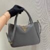 Replica Prada Small Leather Handbag 1BC145 Beige 11