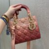 Replica Dior Lady Dior My ABCdior Bag Avocado Gradient Cannage Lambski 10