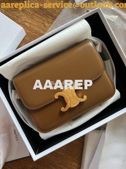 Replica Celine Triomphe Bag Camel