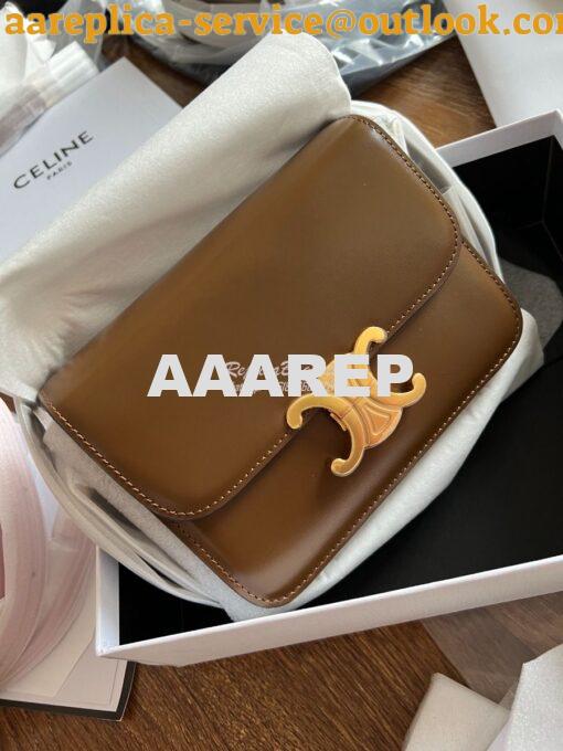 Replica Celine Triomphe Bag Camel 2